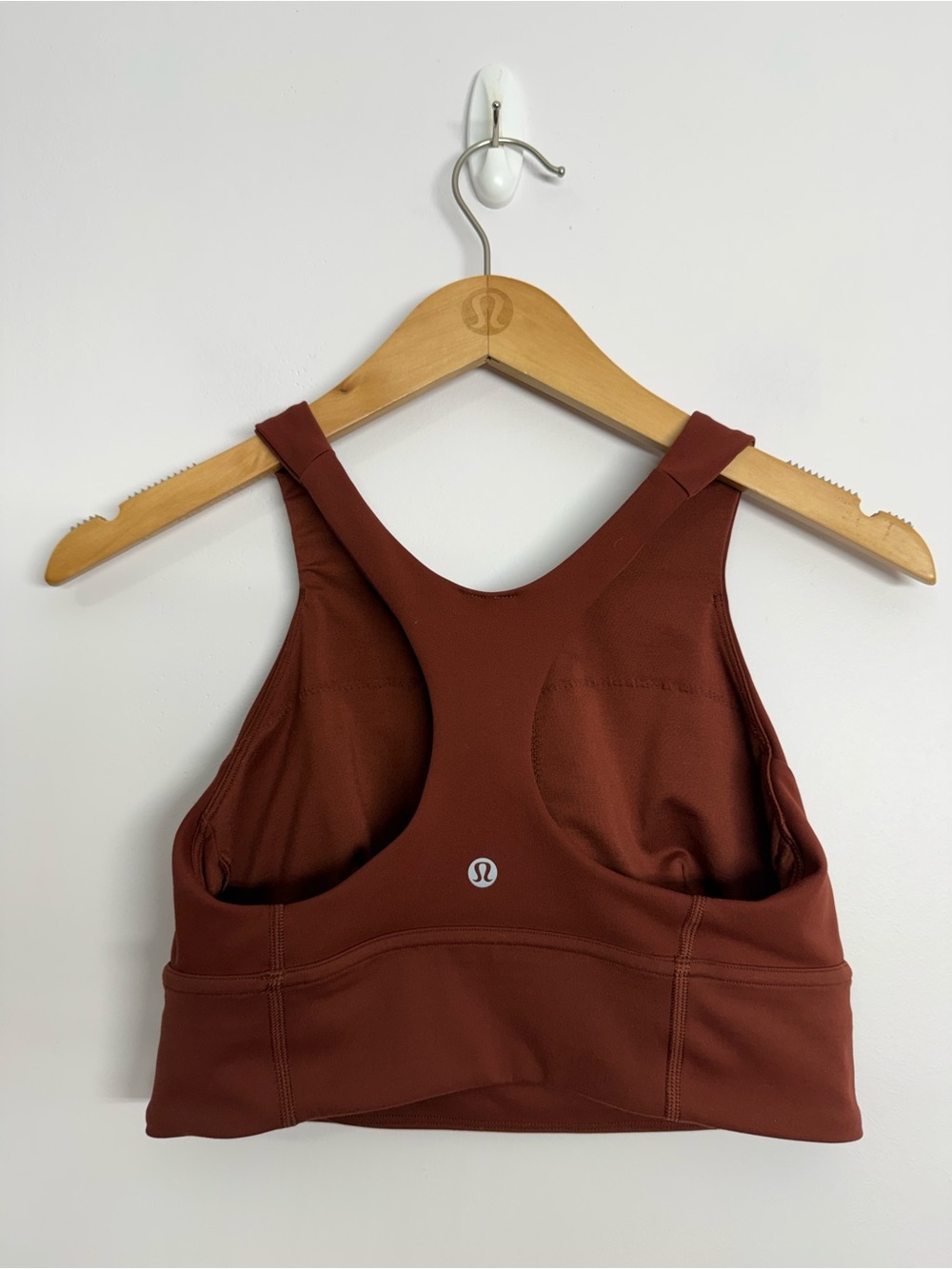 Lululemon Wunder Train Longline Bra Medium Support C/D Cup Date Brown Sz 8 - Picture 2 of 3